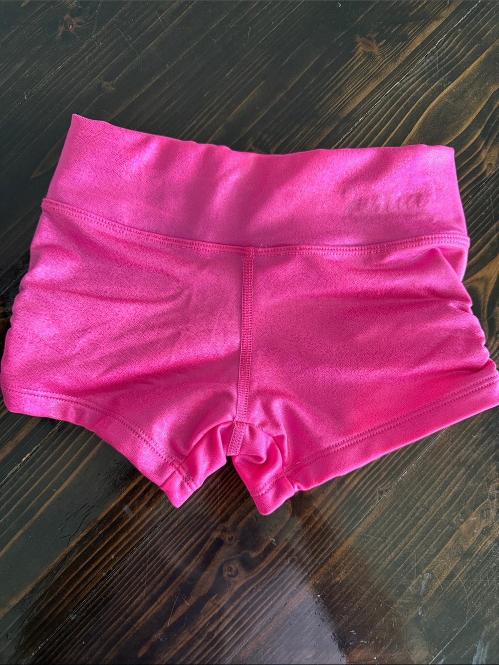 Athletic High-Waist Hot Pink girls Shorts